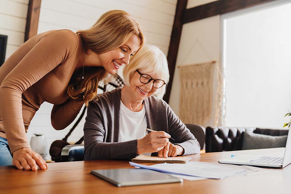 Couple reviewing their personal financial plan
